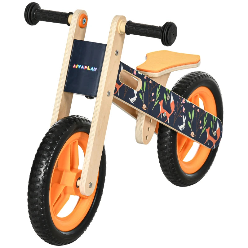 HOMCOM Kids Balance Bike 12inch - Black