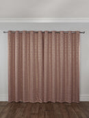 Hartford - Woven Thermal Blackout Eyelet Curtains in Blush Pink