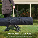 Outsunny Garden Folding Tent Heavy Duty Pop Up Gazebo for Party Cream