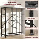 HOMCOM Fabric Chest Of Drawers, 8 Drawer Dresser For Bedroom