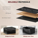 HOMCOM Fabric Chest Of Drawers, 8 Drawer Dresser For Bedroom