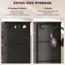 HOMCOM Fabric Chest Of Drawers, 8 Drawer Dresser For Bedroom