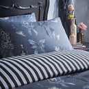 Fusion Bows Noir Duvet Cover Set in Grey