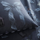 Fusion Bows Noir Duvet Cover Set in Grey