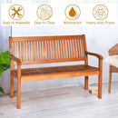 2 Seater Garden Bench for Balcony Patio Backyard and Poolside