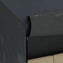 Outsunny 3 Seater Garden Swing Cover, Windproof and Anti-UV, Black