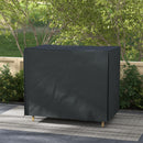 Outsunny 3 Seater Garden Swing Cover, Windproof and Anti-UV, Black