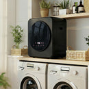 HOMCOM 800W Compact Dryer Machine, 4 Kg Small Vented Tumble Dryer, Black