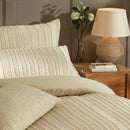Duvet Day Harrison Stripe Tufted Duvet Set - Linen