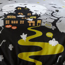 Bedlam Haunted House Duvet Cover Set in Grey