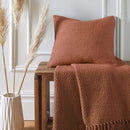 Drift Hayden Filled Cushion in Terracotta