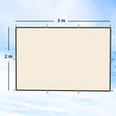 Outsunny Sun Shade Sail With UV Protection Beige