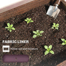 Outsunny Tiered Wooden Raised Planter, Raised Garden Bed on Legs