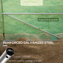 Outsunny Polytunnel Green House With Sprinkler System, Wide Door, 4 X 3(m)