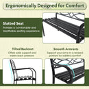 Heavy Duty Garden Bench Loveseat