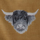 Fusion Highland Cow Duvet Cover Set in Ochre