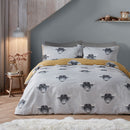 Fusion Highland Cow Duvet Cover Set in Ochre