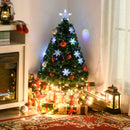 HOMCOM 3FT Green Fibre Optic Christmas Tree