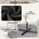 Outsunny Garden Parasol Base 80 kg Sand Filled 48 mm Poles