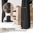 Outsunny 3 X 3(m) Metal Pergola With Retractable Roof And Sidewalls, Grey