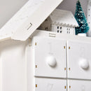 HOMCOM Christmas Advent Calendar - White