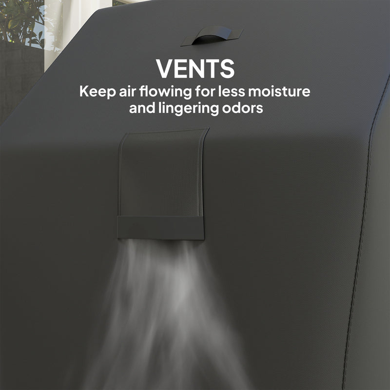 Outsunny Barbecue Cover, Waterproof UPF30+ Rip-Proof, 147 x 61 x 122 cm
