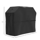 Outsunny Barbecue Cover, Waterproof UPF30+ Rip-Proof, 147 x 61 x 122 cm