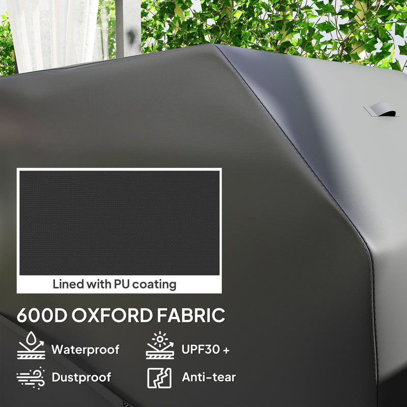 Outsunny Barbecue Cover, Waterproof UPF30+ Rip-Proof, 147 x 61 x 122 cm