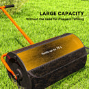 Outsunny Compost Spreader, 24\" Garden Spreader w/ Height Adjustable Handle