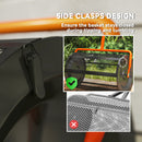 Outsunny Compost Spreader, 24\" Garden Spreader w/ Height Adjustable Handle