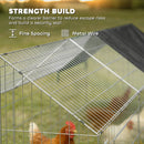 PawHut Rabbit Run, Pet Playpen W/ Protective Cover, 180 X 75 X 75 Cm, Black