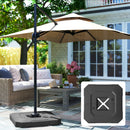 Outsunny Umbrella Weights for Cantilever Parasol, 2 PCS Parasol Base Weights