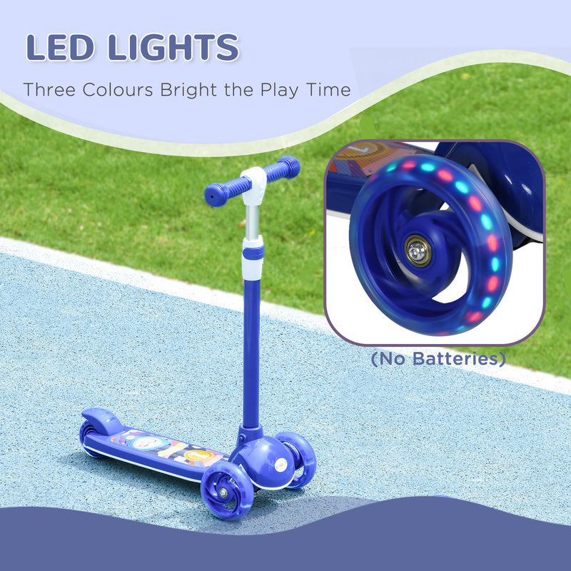 AIYAPLAY Kids 3 Wheel Scooter For 2-6 Years Old W/ Adjustable Height