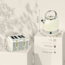 HOMCOM 1.7L 3000W Fast Boil Electric Kettle And 4 Slice Toaster Set, Cream