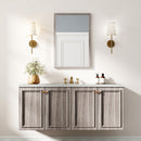 HOMCOM Wall Bathroom Mirror, Vanity Mirror, Grey