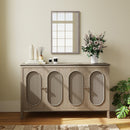 HOMCOM Wall Bathroom Mirror, Vanity Mirror, Grey