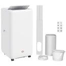 12000 BTU Quiet Mobile Air Conditioner for 28m, with 24H Timer On/off