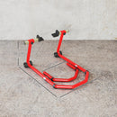 HOMCOM Motorcycle Stand, 390 kg Front/Rear Paddock Stand, Red