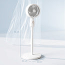 HOMCOM Pedestal Fan for Bedroom, Powerful Air Circulator with 3 Speed, White