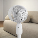 HOMCOM Pedestal Fan for Bedroom, Powerful Air Circulator with 3 Speed, White