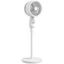 HOMCOM Pedestal Fan for Bedroom, Powerful Air Circulator with 3 Speed, White