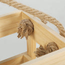 SPORTNOW Molkky Game, Wooden Skittles Throwing Game with Carrying Box