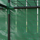 Outsunny 3 Tier Lean-to Mini Greenhouse With Green Hemmed Edging, Green