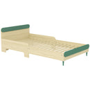 AIYAPLAY Toddler Bed, Kids Bed w/ Safety Rail, 195 x 103 x 60.5cm, Green