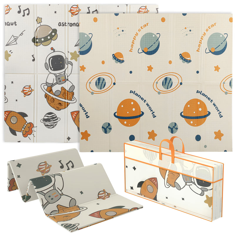 AIYAPLAY Baby Play Mat, Foldable Activity Playmat,