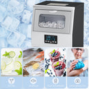 HOMCOM Commercial Ice Maker W/ 4kg Ice Storage For Home Restaurant