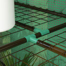 Outsunny Mini Green House with 3 Tier Shelves, 151H x 143W x 46Dcm, Green