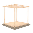 Ivy Pergola Kit With Decking 8x8