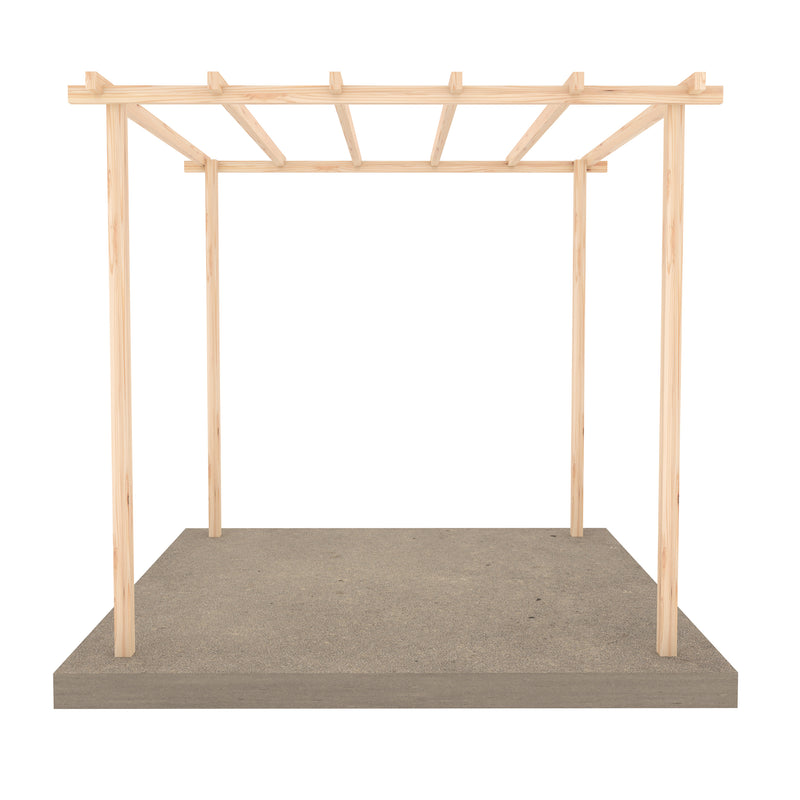 Ivy Pergola Kit 8x8