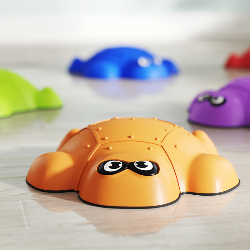 AIYAPLAY 9 PCS Kids Stepping Stones, Turtle-Shaped Stackable River Stones